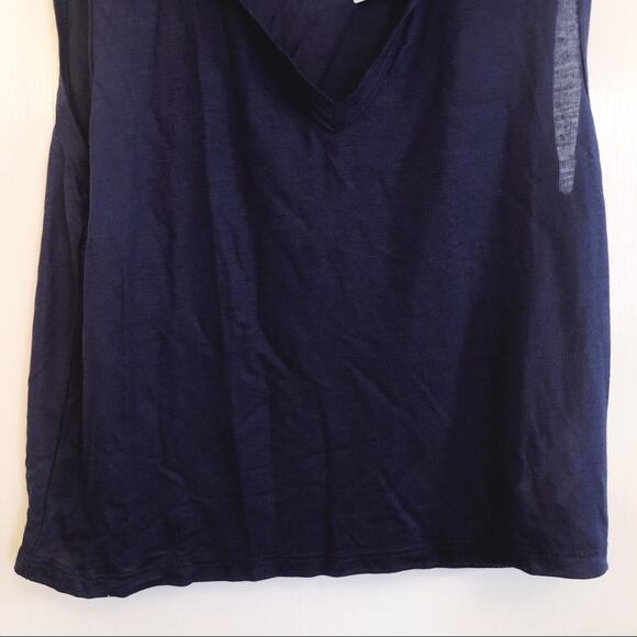 Urban Outfitters Navy Collar Tank Top - Picture 6 of 11